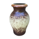 Former germany ceramics vase brown - beige 70s vintage