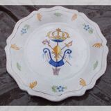 2 plates faience of Nevers decoration Revolutionary