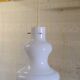 Suspension style scandinave en verre opalin - années 50