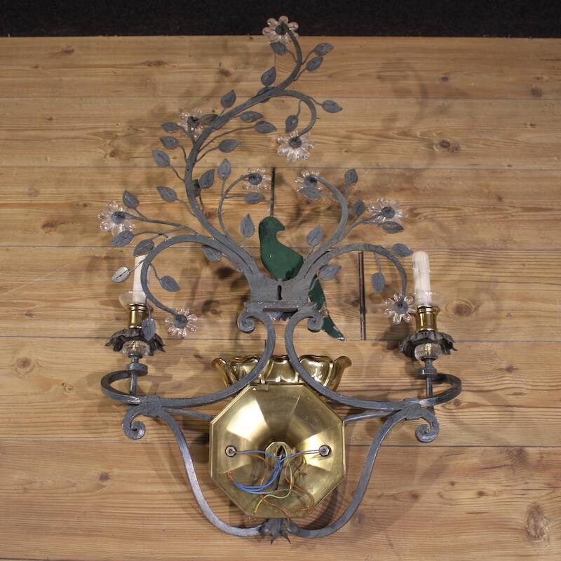 Great 20th-century Italian wall light by Banci, Florence