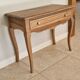 Console en bois brut