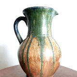 Ceramic pitcher signed vintage