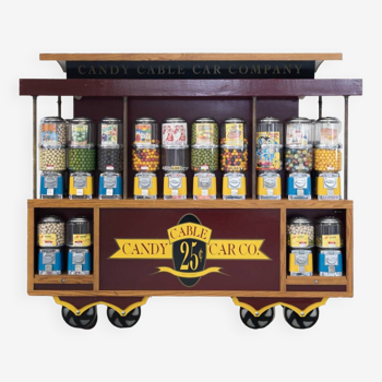 Cable Car Candy Vending Machine No. 38, 2000 - Candy Vending Machine on Wheels