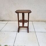 Walnut pedestal table