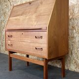 1960s 1970s teak secretary dresser Arne Wahl Iversen for Vinde Møbelfabrik
