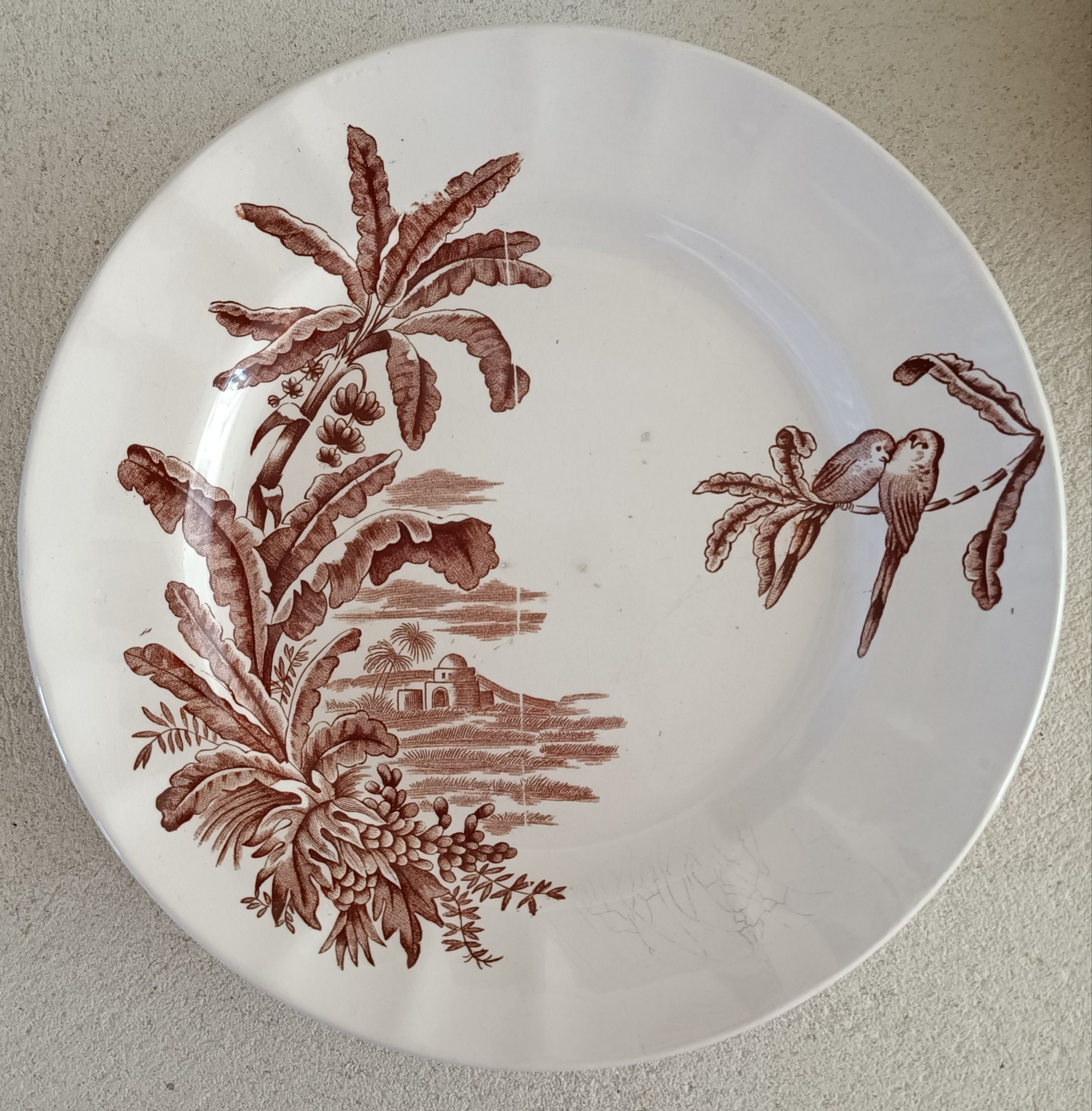 4 plates longchamp iron earth