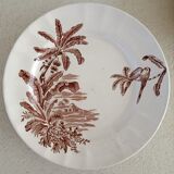 4 assiettes terre de fer Longchamp