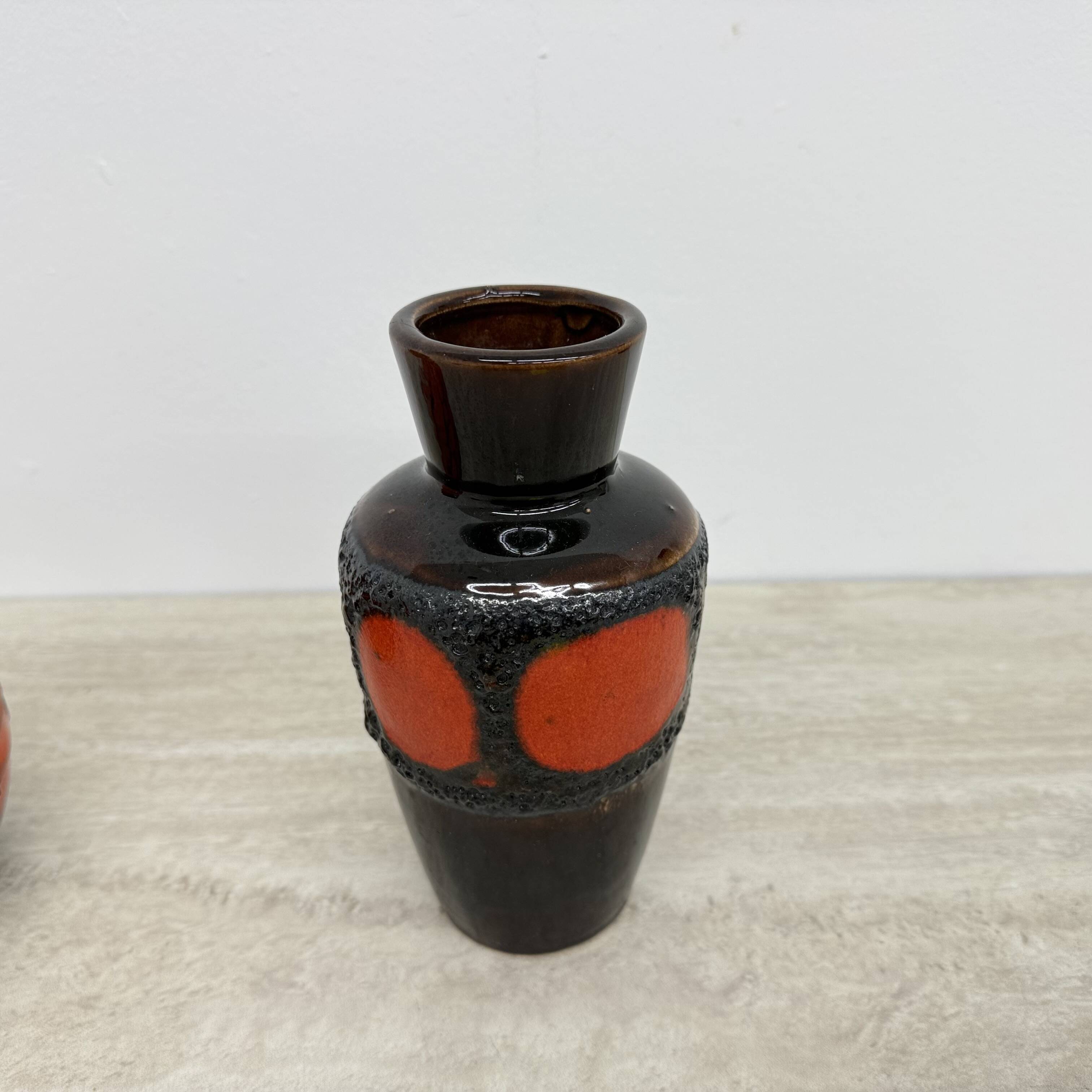 Scheurich West Germany ceramic vase retro pottery , 1970s