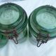 4 jars 1 liter bottle green Durfor to 1950s