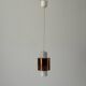 Mid-century brass and glass ceiling light, 1960s, Germany
