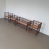 Matching Bobbin family group 1 x bench, 3 x chair.
