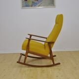 Yellow rocking chair, 1960s
