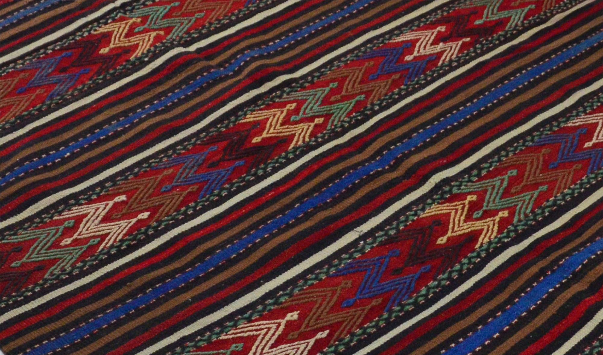 Anatolian handmade kilim rug 236 cm x 150 cm