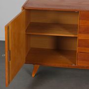 Oak storage by Jiri Jiroutek, model U-458, 1960