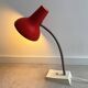 Large Mid Century red SIS desk lamp