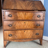 Solid wood secretary with 3 large drawers