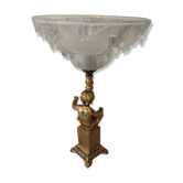 Lamp Ezan foot bronze angel cherub