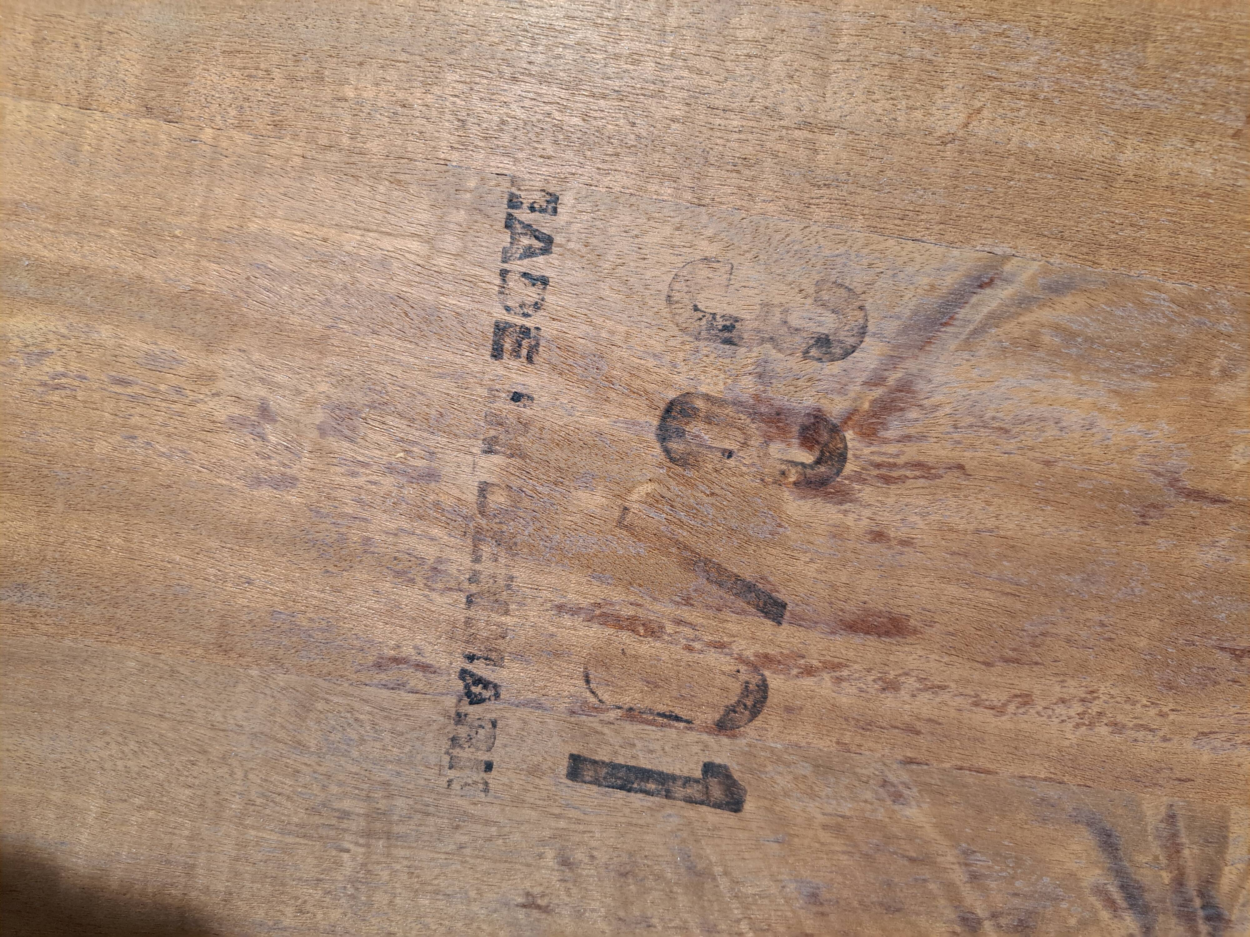 Deense teak audio trolley met lade vintage tv meubel