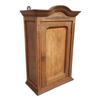 Armoire à pharmacie antique suspendue en chêne