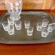 Verres anciens à liqueurs