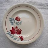 Set of 12 dessert plates, model Véronique de Longwy