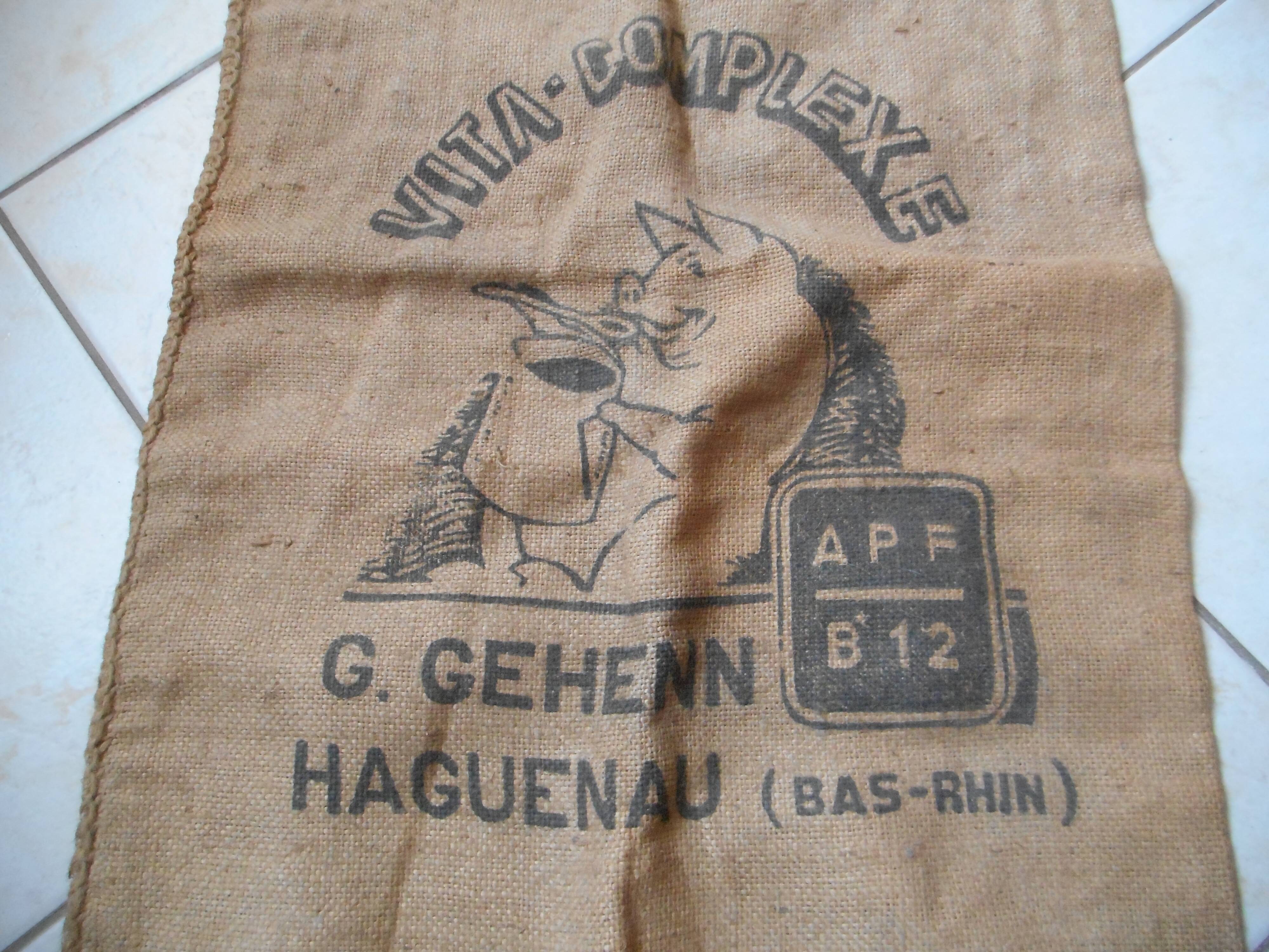 Pig burlap bag