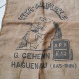 Pig burlap bag