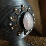 Metal bedside lamp