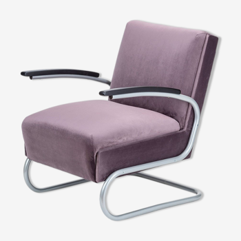 Czechoslovakian model S411 armchair from Mücke Melder, 1940s