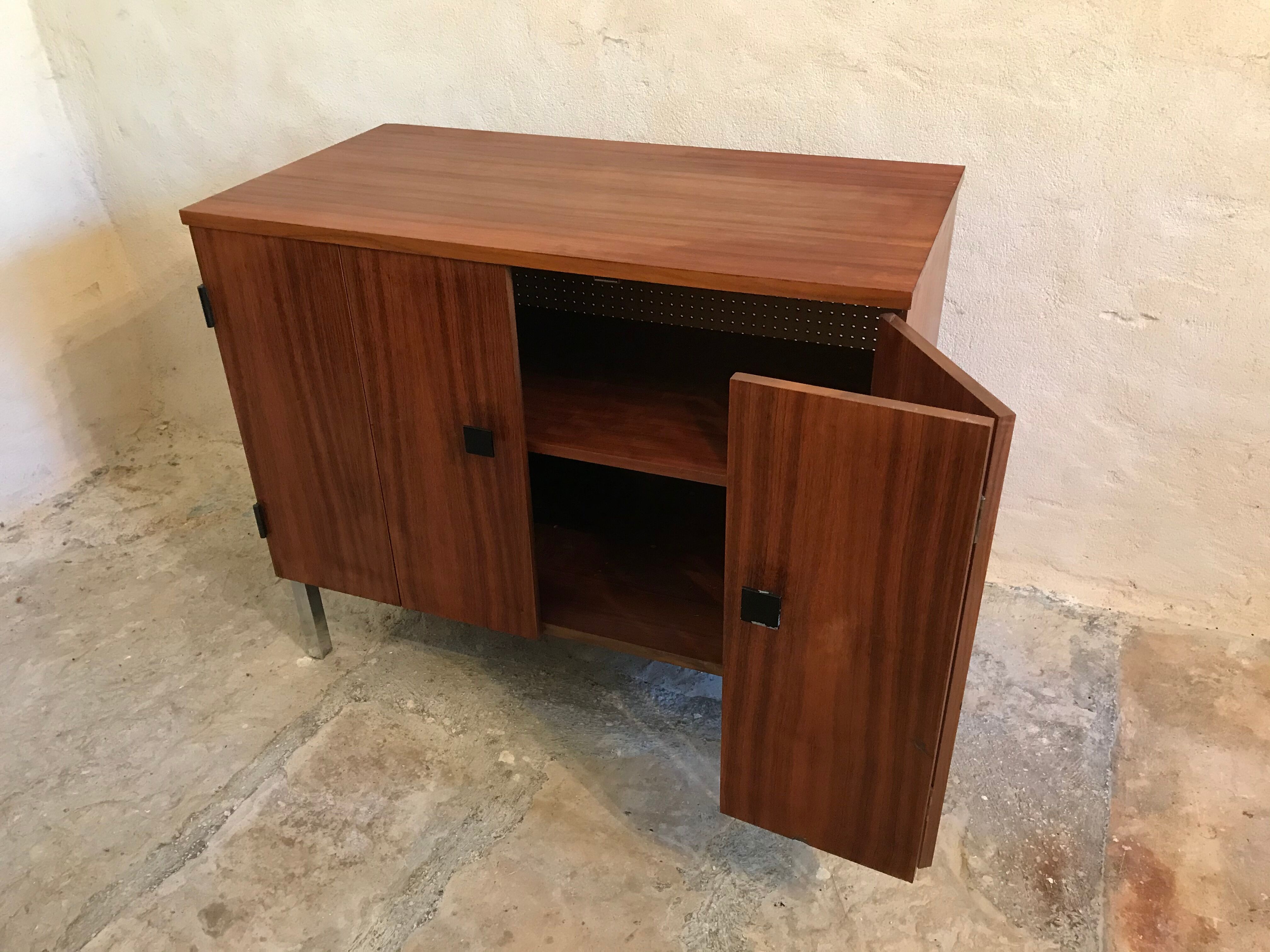 1960's vintage two-door storage unit