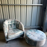 Fama armchair + footrest