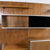 MODULAR WALL SYSTEM WITH ROSEWOOD PANELS GEORGES FRYDMAN 1970s