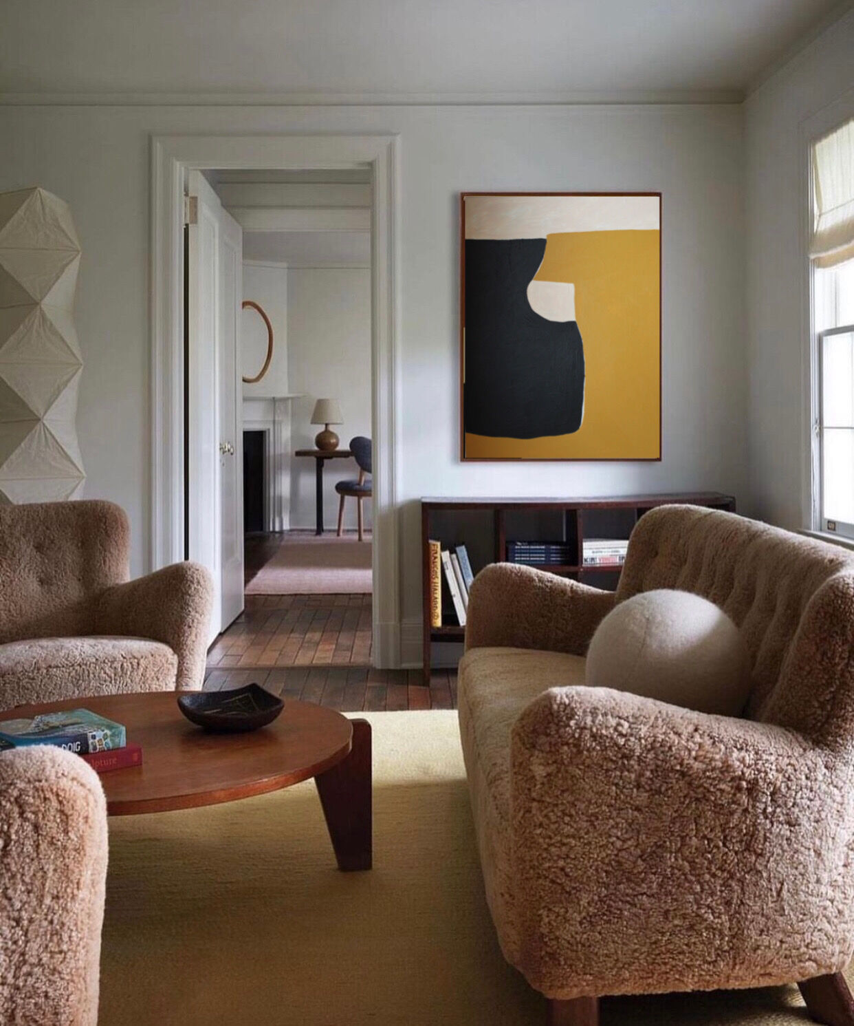 Black ochre paint