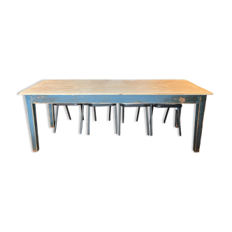 Table à manger patinée