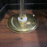 Lampe Halogène - Relco - Plexi Et Laiton - Italie - XX ème