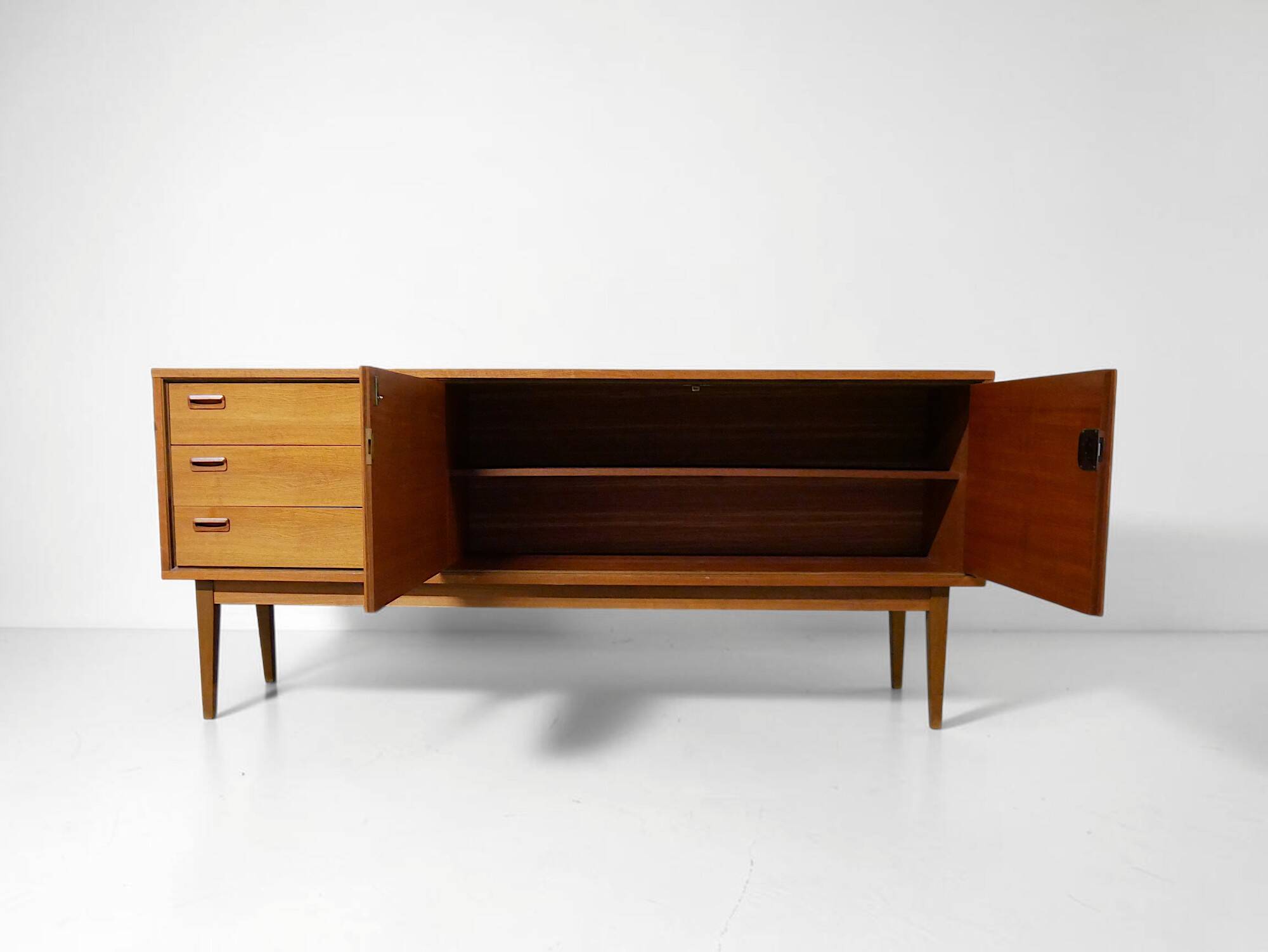 Enfilade scandinave en teck - Vintage 1960 1970
