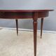 Extendable table mahogany lacquered 1960 butterfly extensions