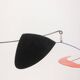 Olivier Vonet Sculpture in black, blue, and red lacquered metal. Contemporary.