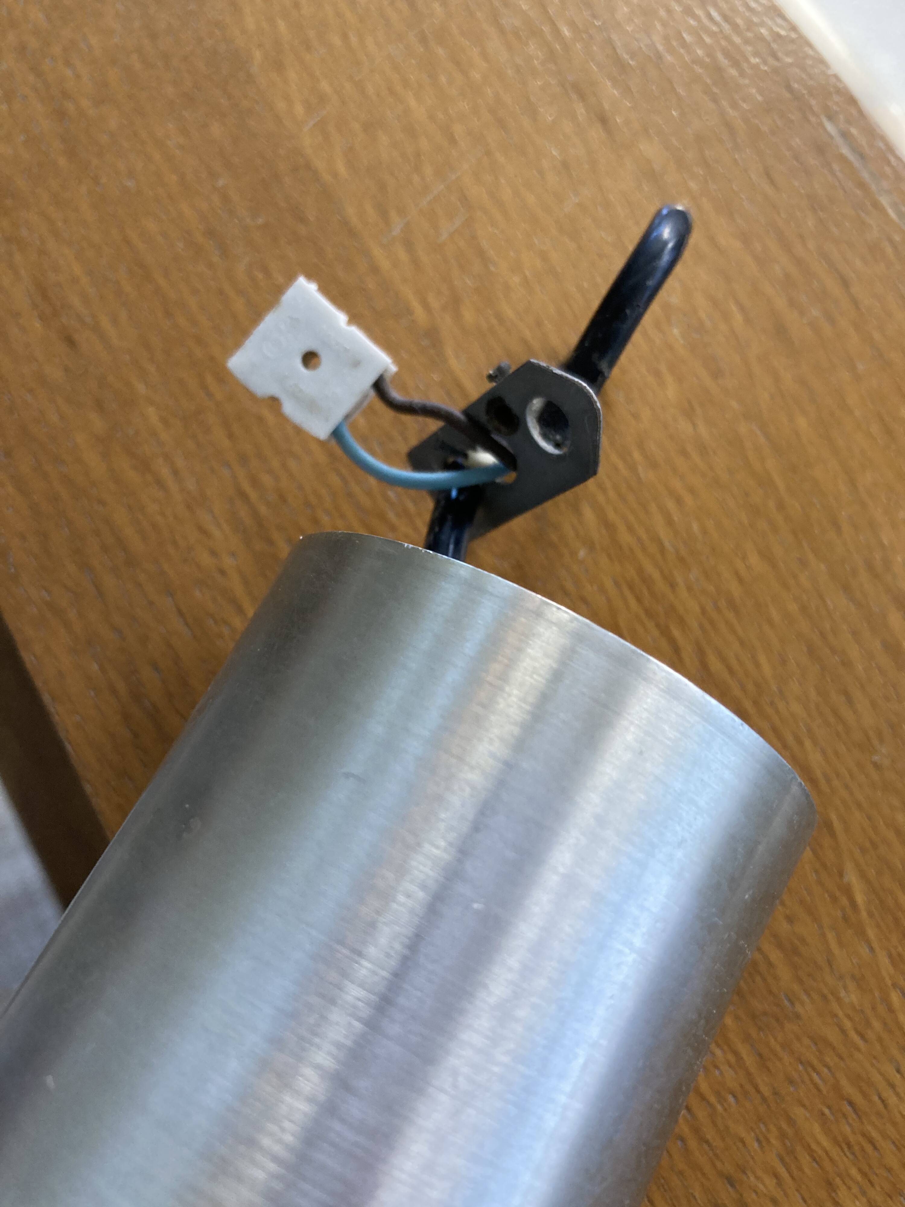 RAAK 1960s amber bubble glass globe pendant light