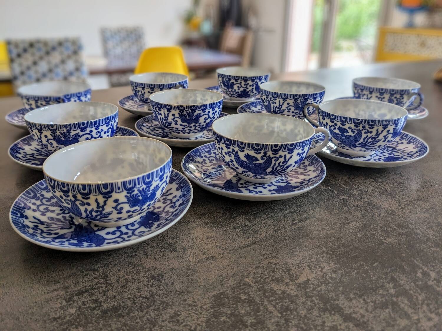 Japanese tea cup set