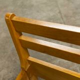 Pair of 1960 Scandinavian twin beds in solid beech