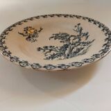 Hollow plate "Chardons" of Gien