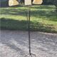 Vintage floor lamp from the 50s in metal and brass 4 flexible lights with tripod base