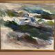 Large Original Swedish Oil on Canvas – “Abstract Composition” by Johny Colebring – 1978 – Signed – Vintage & Framed – 83×73 cm