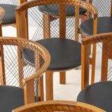 String chairs by Neils Jørgen Haugesen for Tranekaer, 1980s (set of 8)