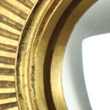 Large Gold Sun Mirror Sunburst Resine Convex 56cm