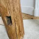 Lampe en bois brutaliste