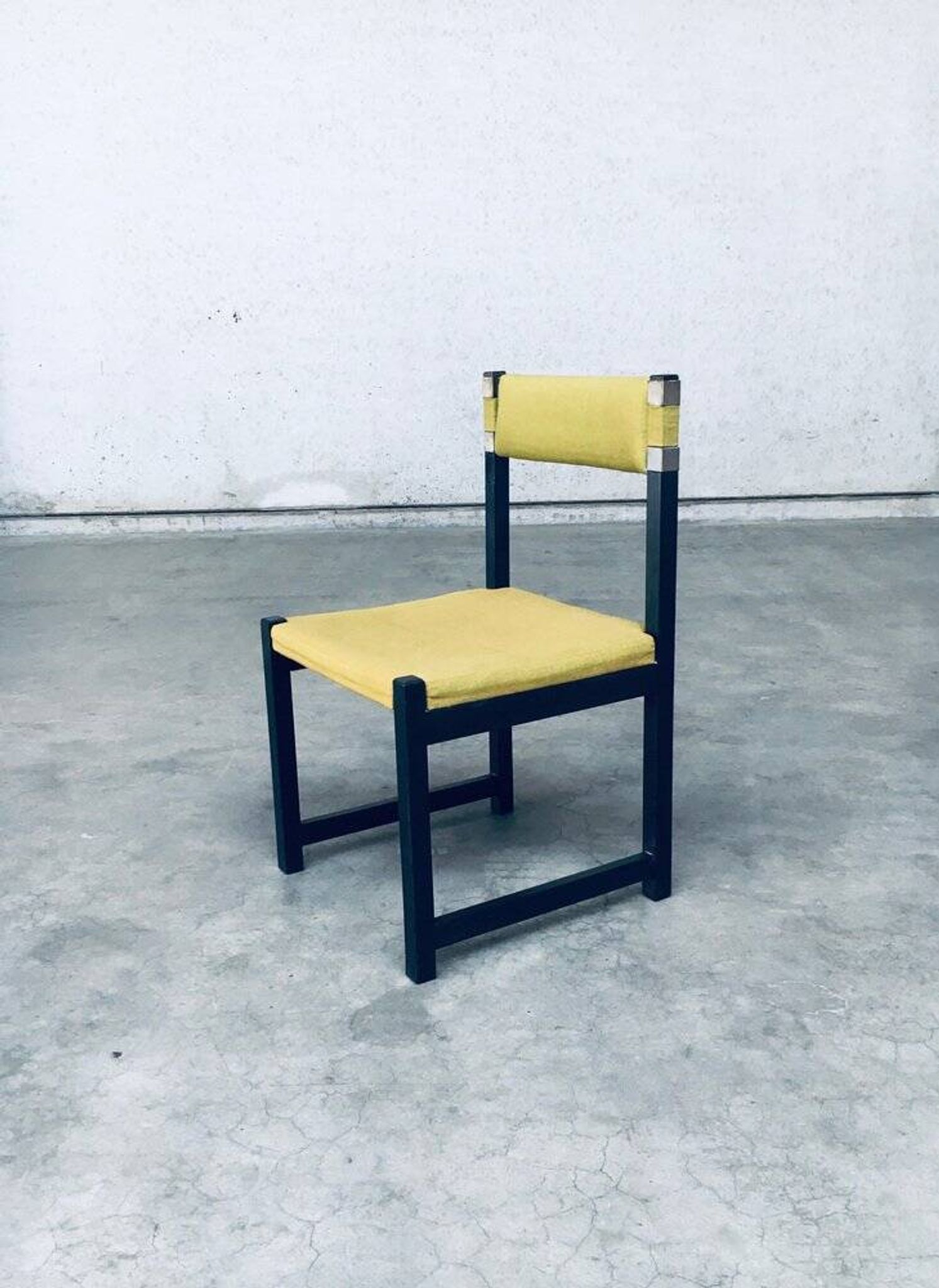 Mid-Century Modern Dining Chair Set by J. Batenburg for Mi, Belgium 1969, Set of 6