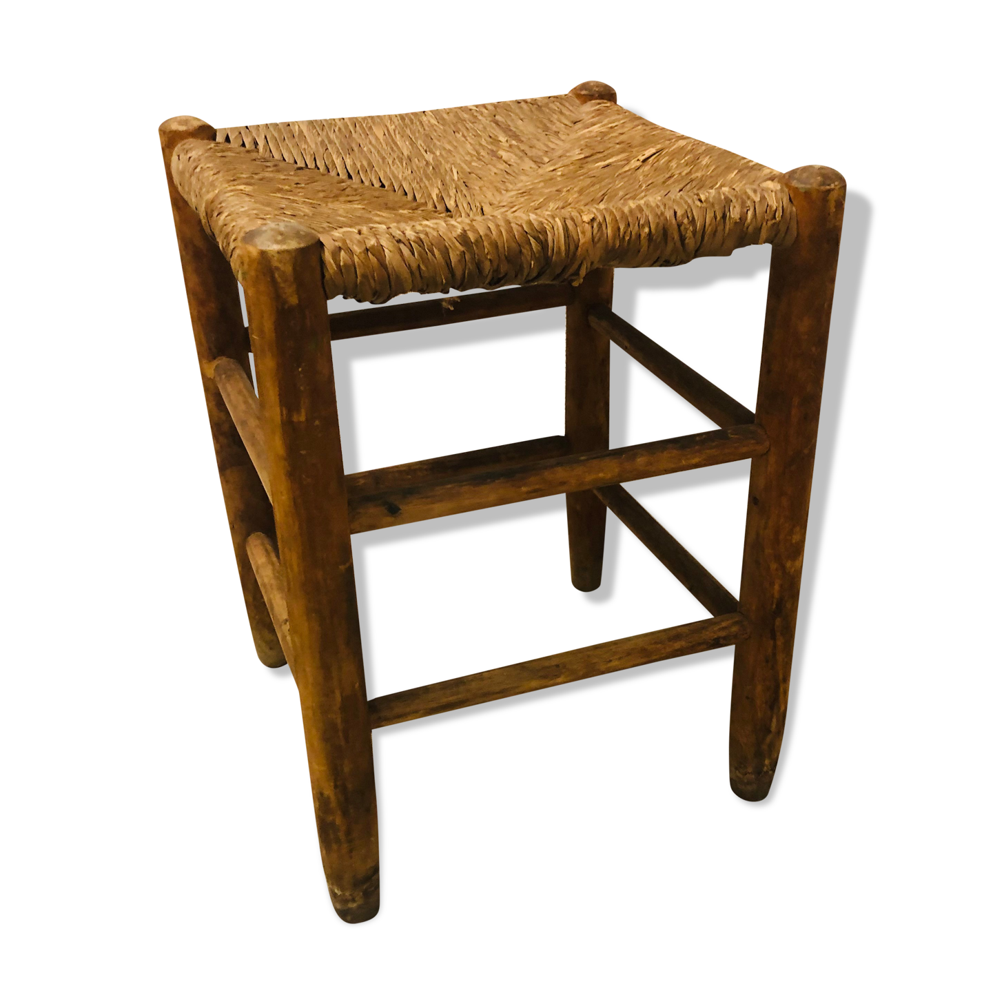 Low stool old mulched