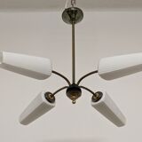4-light chandelier from the 50s/60s
